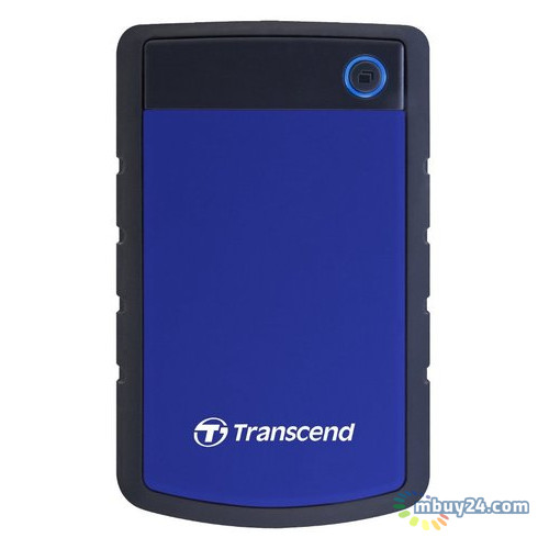 Зовнішній жорсткий диск Transcend StoreJet 1TB 2.5 USB 3.0 Blue (серія H) (TS1TSJ25H3B) фото №1