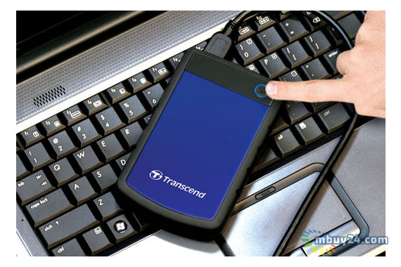 Зовнішній жорсткий диск Transcend StoreJet 1TB 2.5 USB 3.0 Blue (серія H) (TS1TSJ25H3B) фото №6