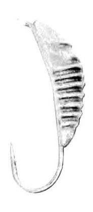 Мормишка вольфрамова Salmo Banana гранована 814025-01 5 шт. фото №1