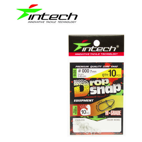 Застібка Intech Drop Snap 10 шт (#000) фото №1