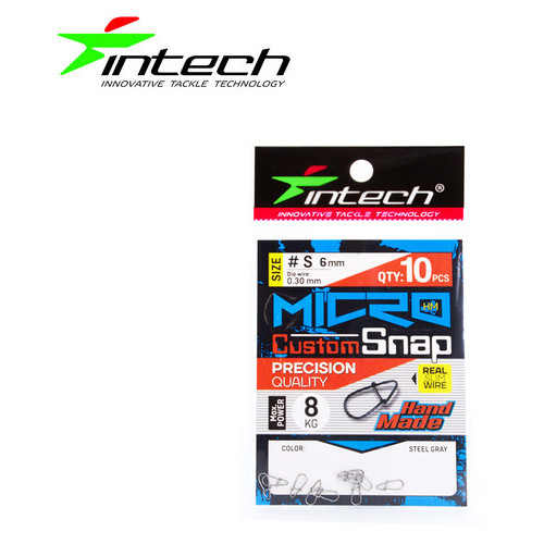 Застежка Intech Micro Custom Snap 10 шт S 8 kg фото №1
