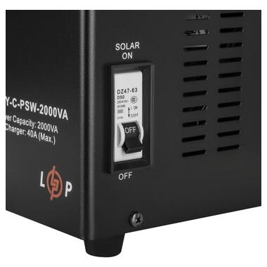 Сонячний інвертор (ИБП) LogicPower LPY-C-PSW-2000VA (1400Вт) MPPT 24V (LP4126) фото №6