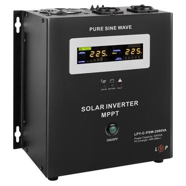 Сонячний інвертор (ИБП) LogicPower LPY-C-PSW-2000VA (1400Вт) MPPT 24V (LP4126) фото №3
