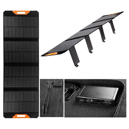 Портативний зарядний пристрій сонячна панель Neo Tools (90-142) фото №1