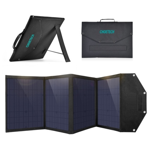 Сонячна панель для УМБ Choetech 100W (193x37см) 1x120W, 1*USB QC3.0 18W, 1*USB-C PD3.0 45W, 1xUSBA 12W (SC009) фото №2