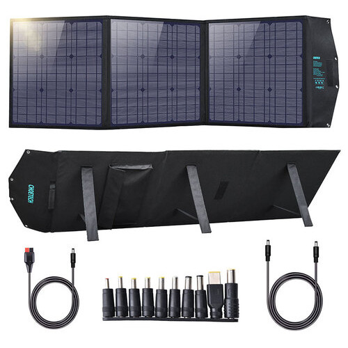 Сонячна панель для УМБ Choetech 120W (177x53см) 1x120W, 1*USB QC3.0 18W, 1*USB-C PD3.0 60W, 1xUSBA 12W (SC008) фото №3