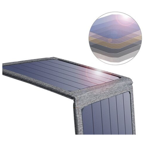 Сонячна панель УМБ Choetech 14W SB 5V/2.4A max (SC004) фото №6