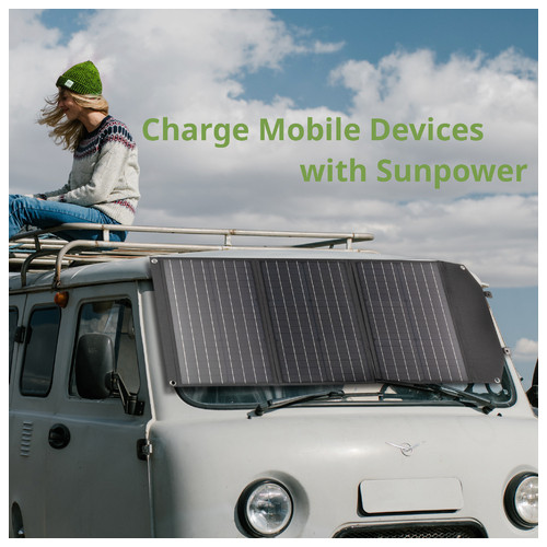 Портативний зарядний пристрій сонячна панель Bresser Mobile Solar Charger 120 Watt USB DC (3810070) фото №9