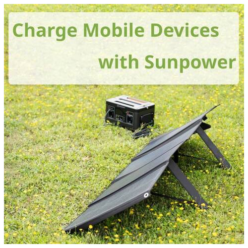 Портативний зарядний пристрій сонячна панель Bresser Mobile Solar Charger 120 Watt USB DC (3810070) фото №10
