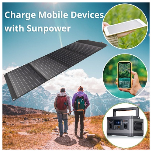 Портативний зарядний пристрій сонячна панель Bresser Mobile Solar Charger 120 Watt USB DC (3810070) фото №5
