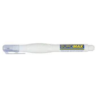 Коректор Buromax ручка 5 мл спиртова основа металевий наконечник (BM.1058) фото №2