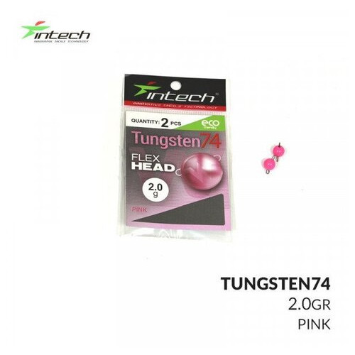 Розбірний вантаж Intech Tungsten 74 Gloss Pink UV 9g 1шт фото №1