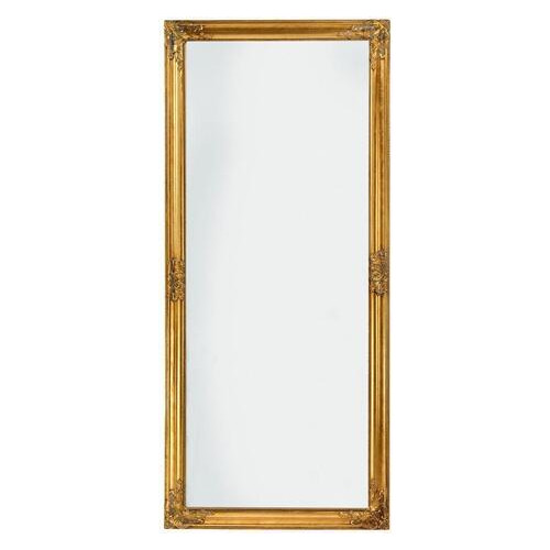 Зеркало настенное с деревянной рамкой 162 см Золото фото №1