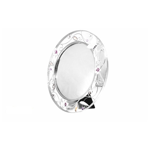 Настільне дзеркало Charme de Femme Дзвіночки та дзеркальний метелик Сріблясте (320-M) фото №3