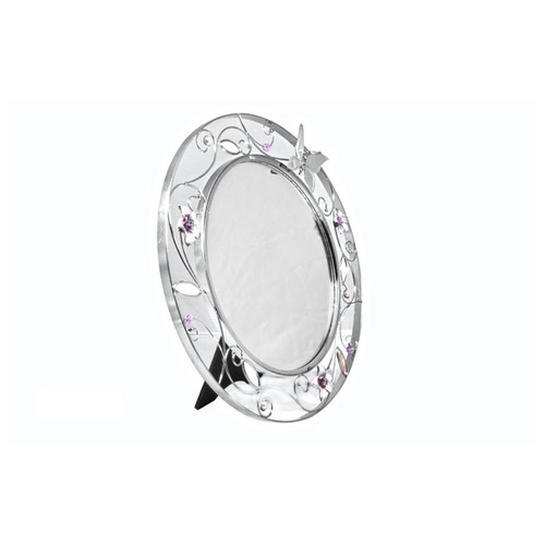 Настільне дзеркало Charme de Femme Дзвіночки та дзеркальний метелик Сріблясте (320-M) фото №2