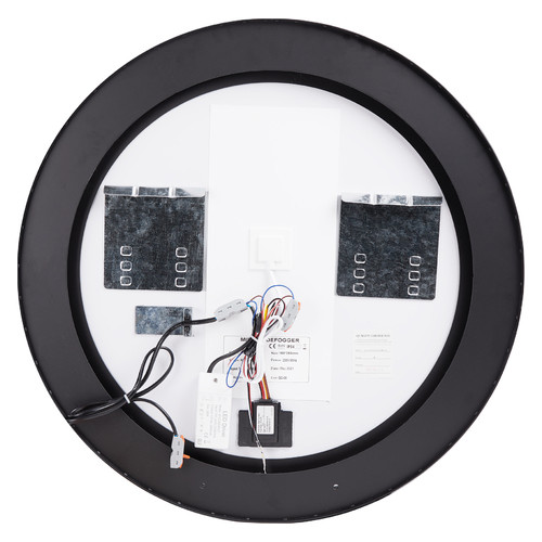 Дзеркало Qtap Robin R600 Black з LED-підсвічуванням та антизапітнінням QT13786501B фото №6