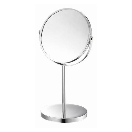 Дзеркало косметичне Arino для ванної на підставці хром фото №1