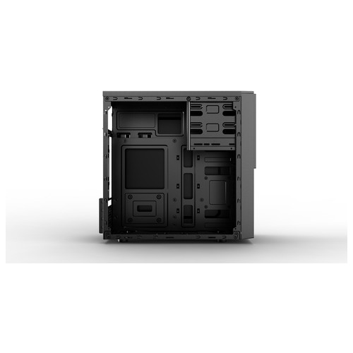 Корпус 2E BASIS (RD8603U-400) з БП 2EATX400, MiniT, MicroATX, Mini ITX, 2xUSB2.0, USB3.0, сталь перфорація (бічна панель), чорний (2E-RD8603U-400) фото №5