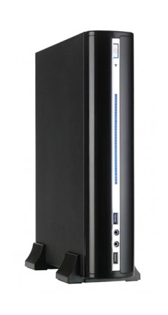 Корпус Delux Micro-ATX (mini-ITX) E-2007 120W DC-DC Black фото №2