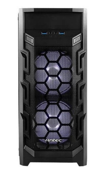 Корпус Antec GX202Gaming MidT 2*USB3.02*120мм LED white+1*120мм Black фото №2