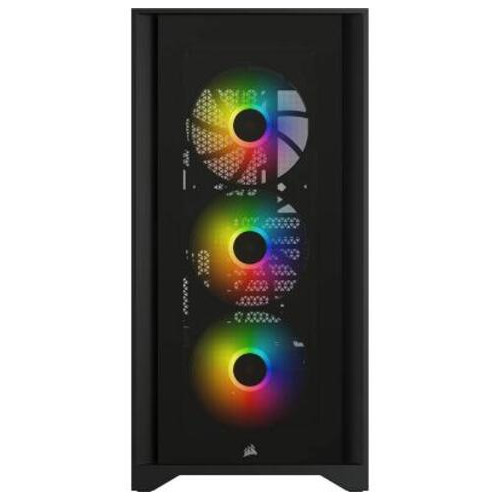 Корпус Corsair iCUE 4000X RGB Tempered Glass Black (CC-9011204-WW) фото №2