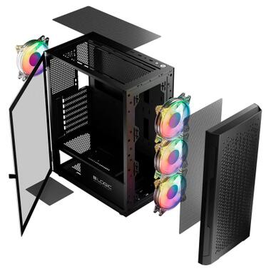 Корпус Logic concept ARAMIS MESH+GLASS ARGB fans 4x120mm BLACK (AT-ARAMIS-10-0000000-0002) фото №3