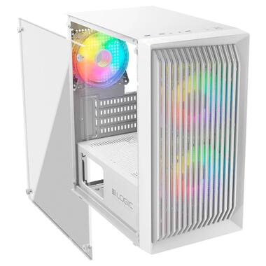 Корпус Logic concept ATOS MESH+GLASS ARGB fans 3x120mm WHITE (AM-ATOS-20-0000000-0002) фото №3