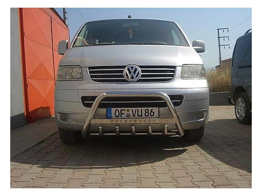 Защита переднего бампера  / кенгурятник ST-Line для Volkswagen T5 (2003-) (WT0030152) фото №1
