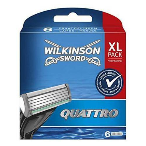 Сменные кассеты для бритья Wilkinson Sword Quattro XL, 6 шт 799404 фото №1
