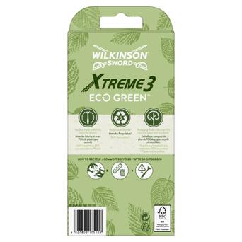 Бритва Wilkinson Sword Xtreme3 Eco Green 4шт. (4027800175000) фото №2