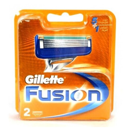 Змінні касети Gillette Fusion 2 Шт (7702018877478) фото №1