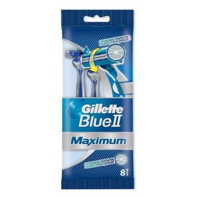 Бритва Gillette Blue 2 Max одноразова 8 шт (7702018956692) фото №1