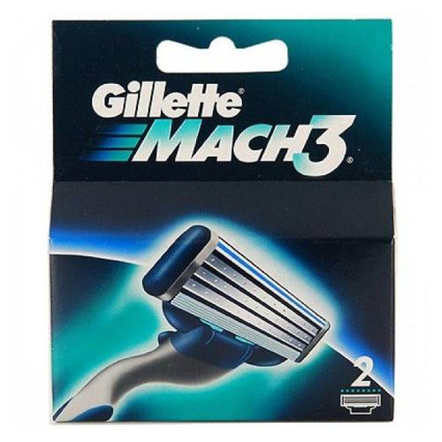 Сменные кассеты Gillette Mach 3 2 шт (526876) фото №1