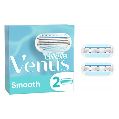 Змінні касети Gillette Venus Smooth 2 шт. (7702018490943/7702018495078) фото №1