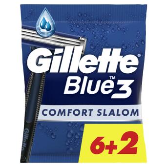 Бритва Gillette Blue 3 Comfort Slalom 8 шт. (8006540808764) фото №1