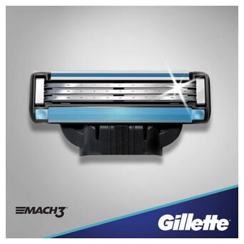 Бритва Gillette Mach3 із 5 змінними картриджами (7702018610181) фото №6