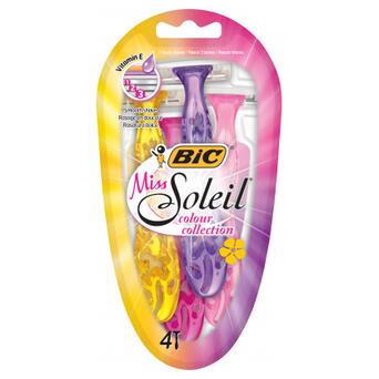 Бритва Bic Miss Soleil Colour Collection 4 шт. (3086123303843) фото №1