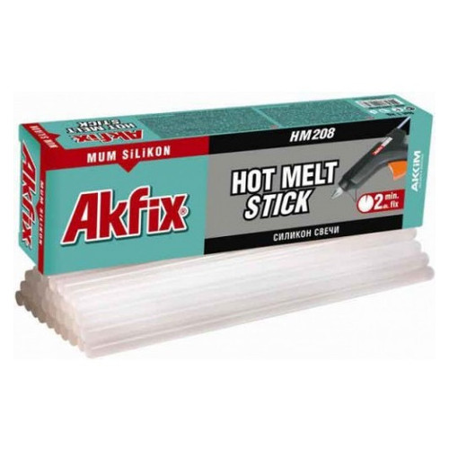 Клейові стрижні Akfix HM-208 11 мм x 300 мм 1 кг фото №1