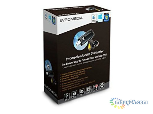 Пристрій відеозахоплення EvroMedia MacWin DVD Maker (13224) фото №2