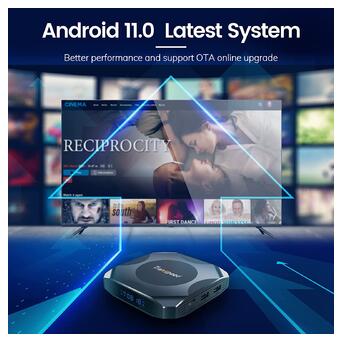Смарт ТВ Transpeed W2 4K UltraHD 4/32GB Amlogic S905W2 Android 11 фото №3