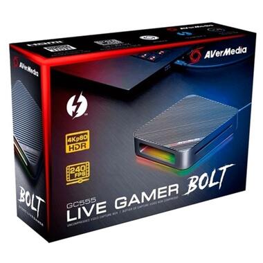 Пристрій відеозахоплення AVerMedia Live Gamer Bolt GC555 Black (61GC555000A9) фото №5