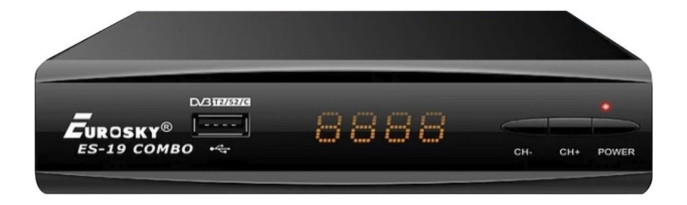 TV-тюнер (ресивер) внешний автономный Eurosky ES-19 Combo DVB-T2/S2/C фото №1