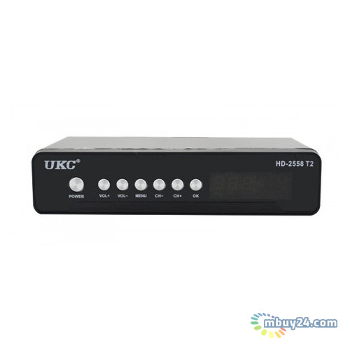 Тюнер цифровой UKC DVB-T2 2558 METAL фото №1