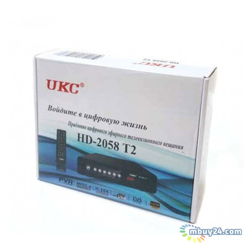 Тюнер цифровой UKC DVB-T2 2058 Metal с поддержкой wi-fi адаптера фото №4