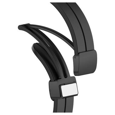 Ремінець Primolux Magnetic Silicone для годинника Huawei Watch GT2 42mm / GT3 42mm - Black фото №4