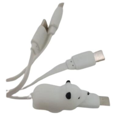 Захисний чохол для кабелю USB із зображенням тварин, мультяшна фігурка тварини, захист кабелю зарядного пристрою, захисний рукав для кабелю Ведмідь Jiazhi фото №7