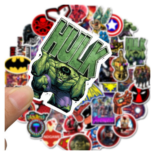 Наклейки вінілові LifeFLUX Супер Герої 50 шт (1224-2019) фото №3