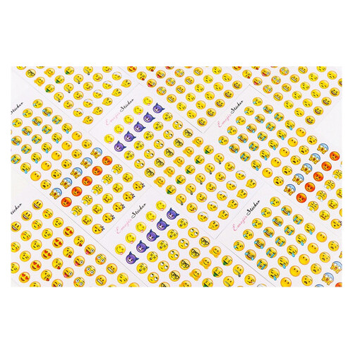 Наклейки LifeFLUX Смайли Emoji MARJI самоклеючі 3 листи (144_1-2019) фото №2