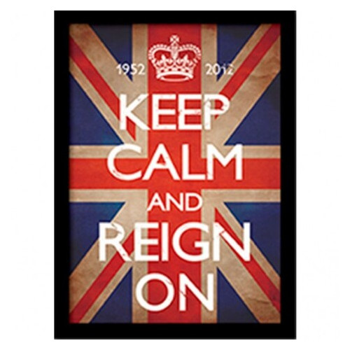 Рамка плаката Keep Calm and Reign On фото №2