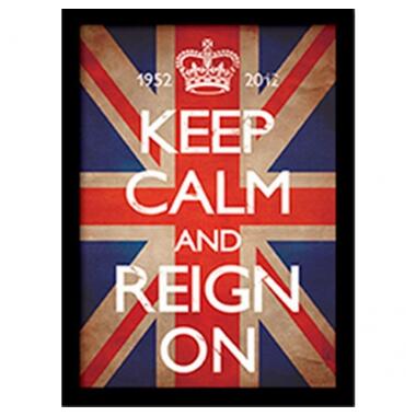 Рамка плаката Keep Calm and Reign On фото №3